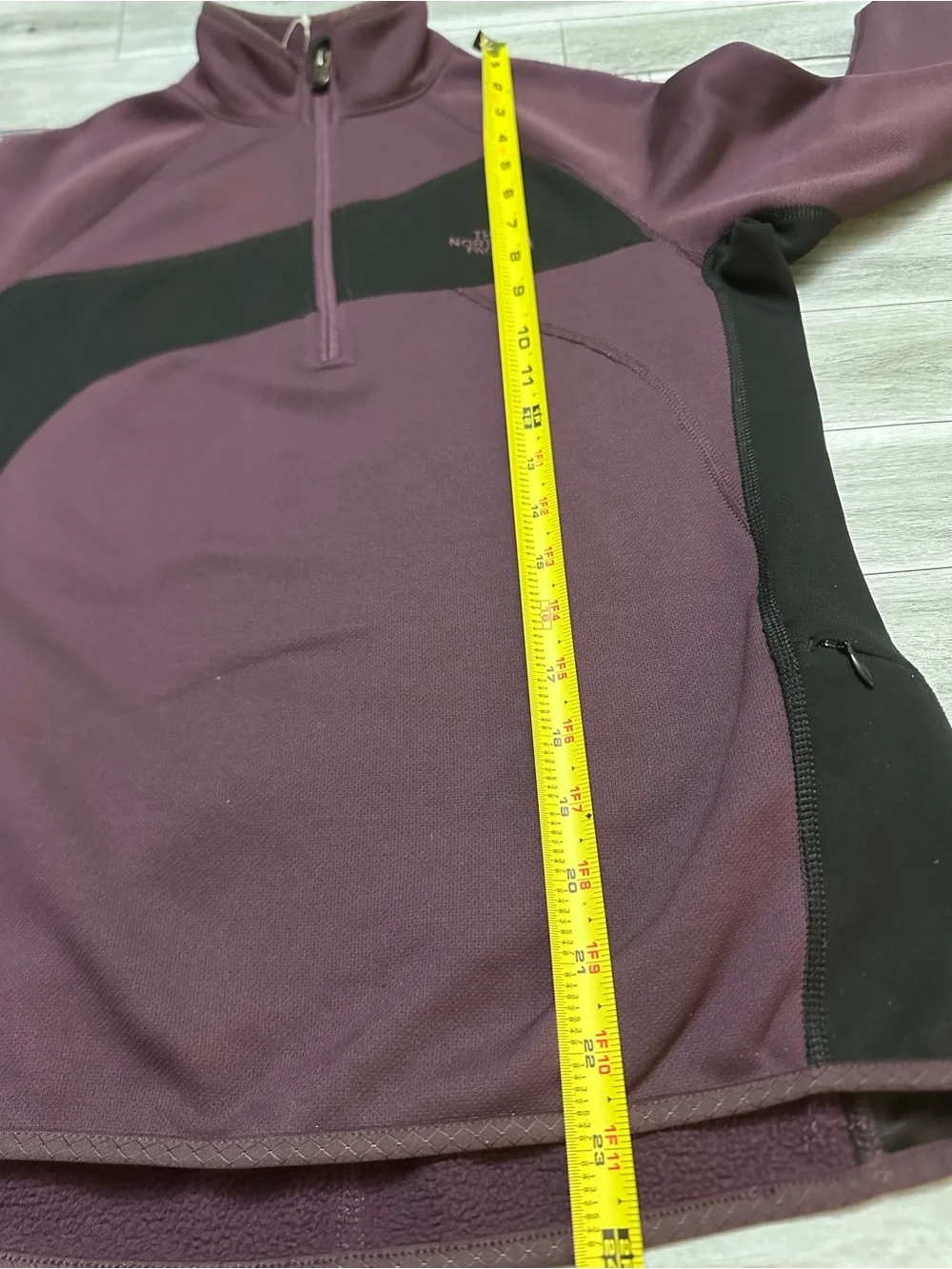 The North Face Men’s Plum & Black Half-Zip Shirt Jacket SP